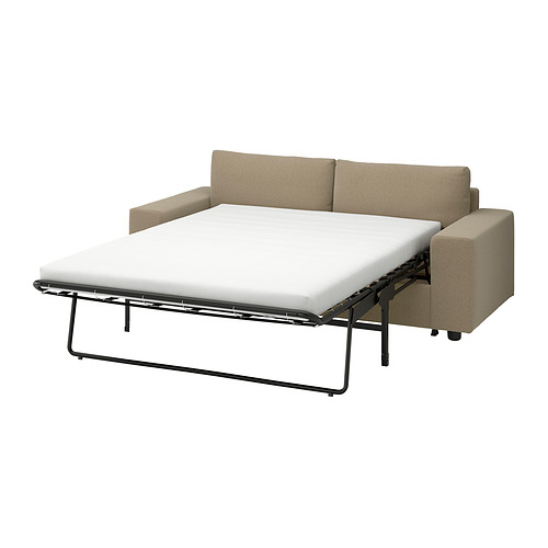 VIMLE, sofá cama de 2 plazas con reposabrazos anchos. 2 de 3 abrir diálogo