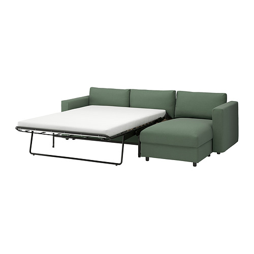 VIMLE, sleeper sofa with chaise. 2 of 3 open dialog