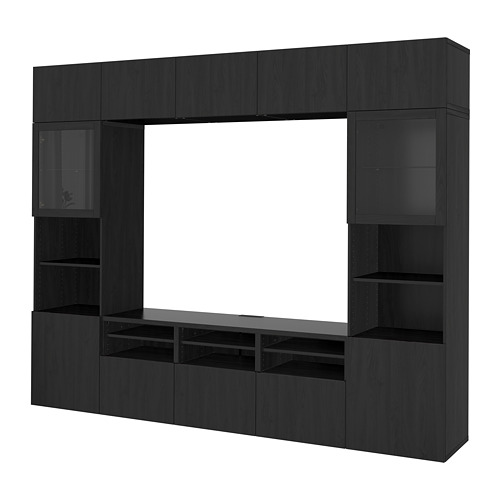 BESTÅ, TV storage combination with drawer rail, push-open. 1 of 10 open dialog