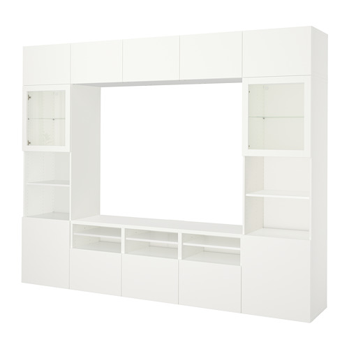 BESTÅ, TV storage combination with drawer rail, push-open. 1 of 10 open dialog