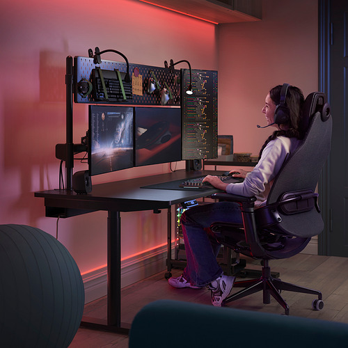 MÅLOMRÅDE, electric gaming desk sit/stand. 4 of 12 open dialog