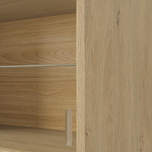Measurement Illustration - KNOXHULT wall cabinet with sliding doors
