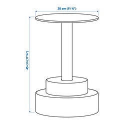 Measurement Illustration - KONSTRUNDA side table