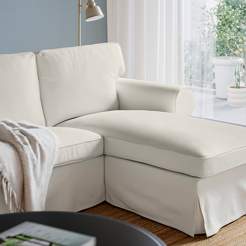 EKTORP, 3 seat sofa with chaise longue. 3 of 8 open dialog