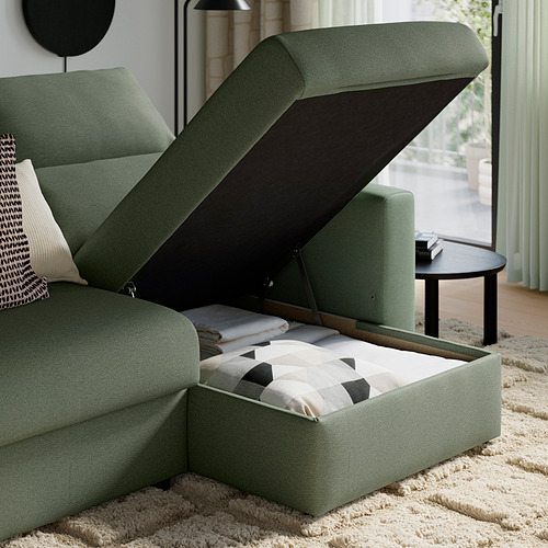 MALMKÖPING, 3 seat sofa with chaise longue. 4 of 7 open dialog