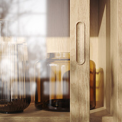 Measurement Illustration - TONSTAD display cabinet