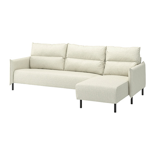 MANNARP, sectional, 4-seat with chaise. 1 of 11 open dialog