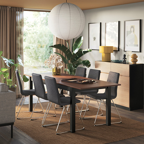 ÅLHULT / LILLÅNÄS, extendable dining table and 6 chairs. 2 of 6 open dialog