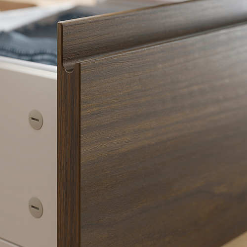 STORKLINTA, bed frame with 2 storage boxes. 5 of 8 open dialog