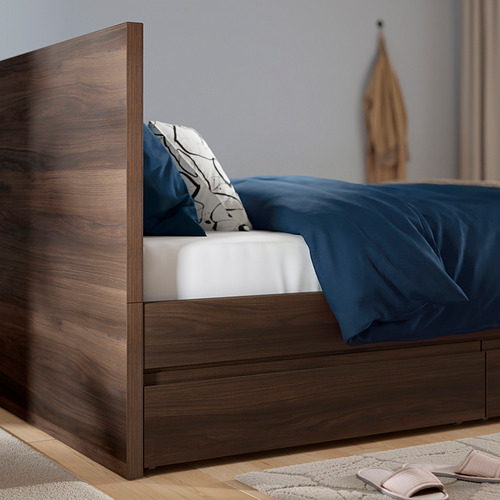 STORKLINTA, bed frame with 2 storage boxes. 8 of 8 open dialog