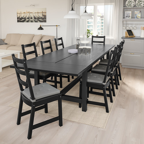 NORDVIKEN / NORDVIKEN, table and 6 chairs. 2 of 10 open dialog