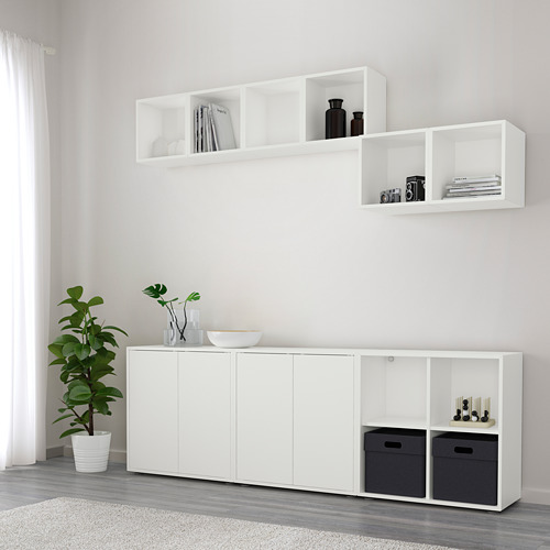 EKET, mueble de almacenaje con 4 puertas. 2 de 4 abrir diálogo