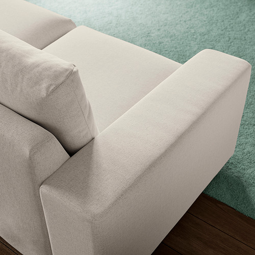 Measurement Illustration - VIMLE sofa with chaise