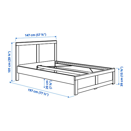 FÅGELFJÄLLET, bedroom furniture, set of 3. 7 of 8 open dialog