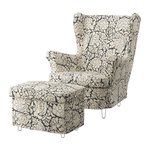 STRANDMON, slipcover for armchair/footstool. 1 of 4 open dialog