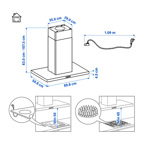 SVÄVANDE, extractor de techo. 6 de 6 abrir diálogo