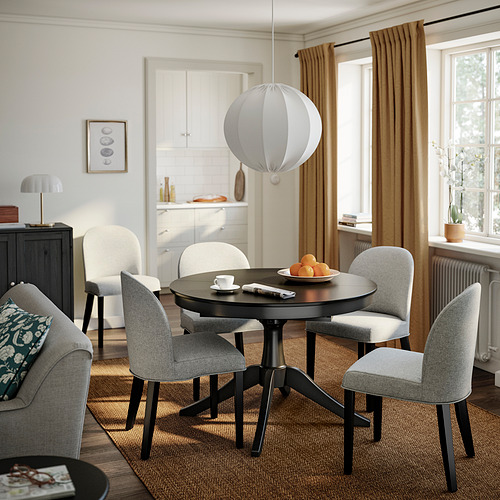 ROSENTORP, mesa de comedor extensible. 3 de 7 abrir diálogo