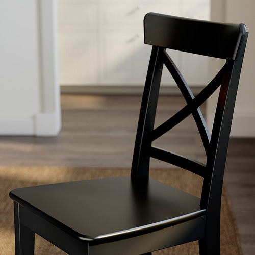 ROSENTORP, mesa de comedor redonda extensible y 4 sillas. 7 de 9 abrir diálogo