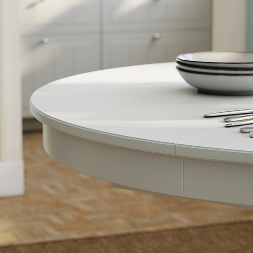 ROSENTORP, mesa de comedor extensible redonda. 7 de 8 abrir diálogo