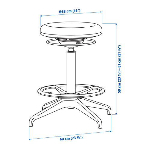 LIDKULLEN, sit/stand support. 3 of 13 open dialog