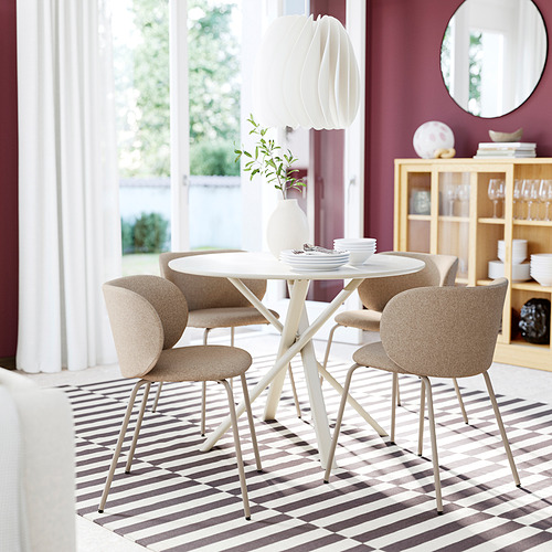 NORRMJÖLE / KRYLBO, table and 4 chairs. 2 of 6 open dialog