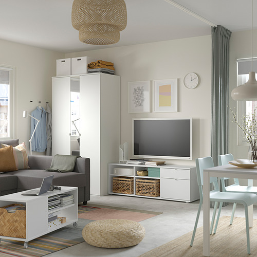 VIHALS, combinación de armario y mueble TV. 3 de 6 abrir diálogo