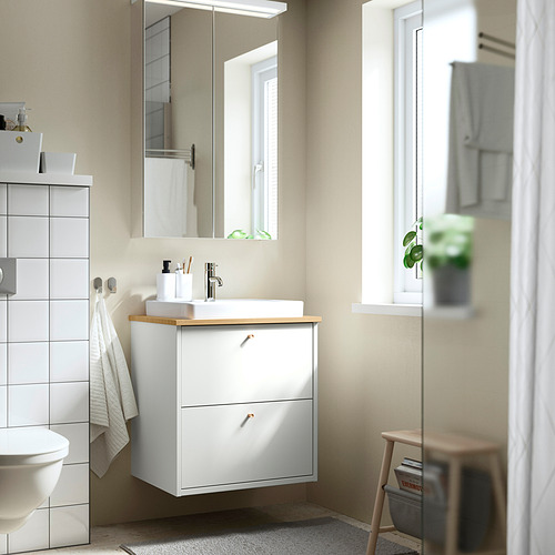 HAVBÄCK / ORRSJÖN, mueble de lavabo con cajones/lavabo. 2 de 7 abrir diálogo