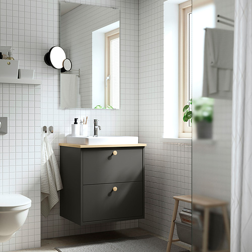 HAVBÄCK / ORRSJÖN, mueble de lavabo con cajones/lavabo. 2 de 7 abrir diálogo