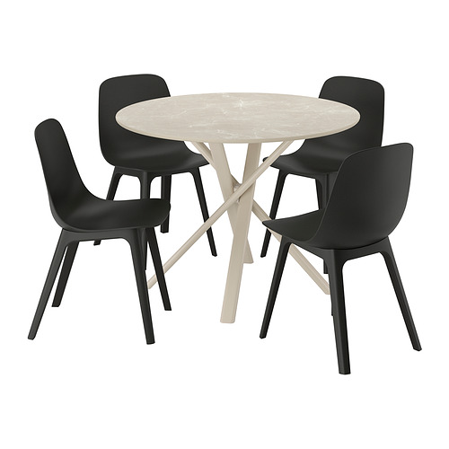 NORRMJÖLE / ODGER, table and 4 chairs. 1 of 6 open dialog