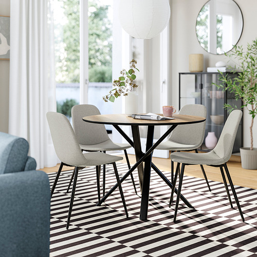 NORRMJÖLE / NORDMANSSKÄR, table and 4 chairs. 2 of 7 open dialog
