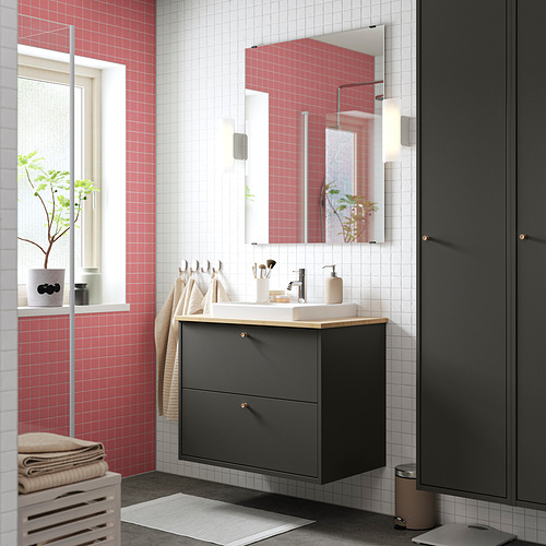 HAVBÄCK / ORRSJÖN, Bathroom vanity with drawers and sink. 2 of 7 open dialog