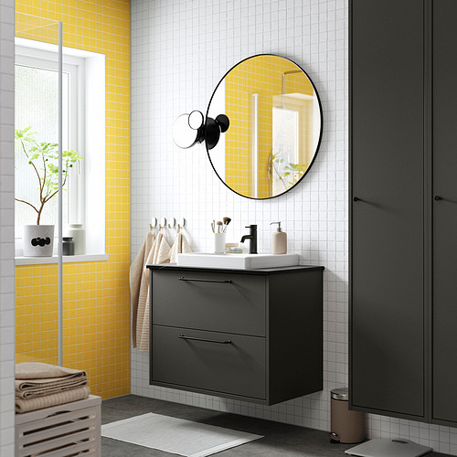HAVBÄCK / ORRSJÖN, Mueble de baño con lavabo y cajones. 2 de 7 abrir diálogo