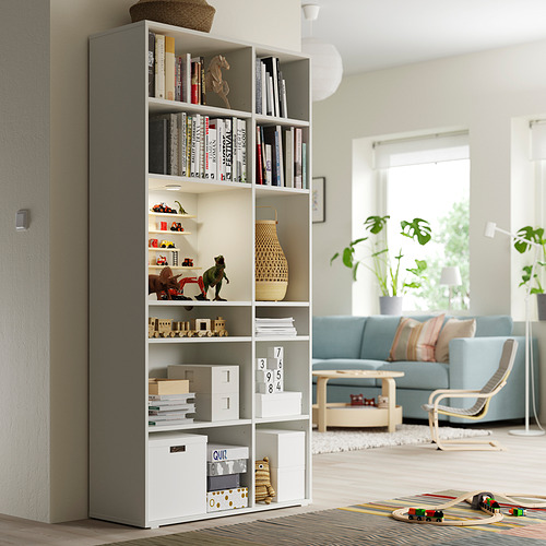 VIHALS, shelving unit with 10 shelves. 2 of 7 open dialog