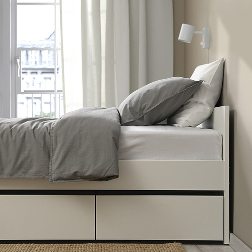 VIHALS, bed frame with 2 storage boxes. 5 of 8 open dialog