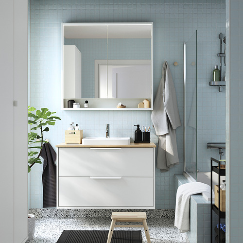 HAVBÄCK / ORRSJÖN, mueble de lavabo con cajones/lavabo. 2 de 7 abrir diálogo