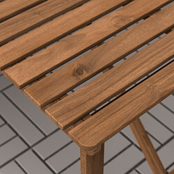 Measurement Illustration - ASKHOLMEN outdoor table and 4 foldable chairs