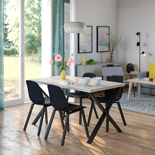 SKÅLSTA, dining table and 4 chairs. 2 of 6 open dialog