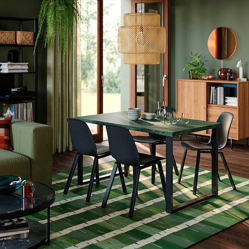 SKÅLSTA, dining table and 4 chairs. 2 of 7 open dialog