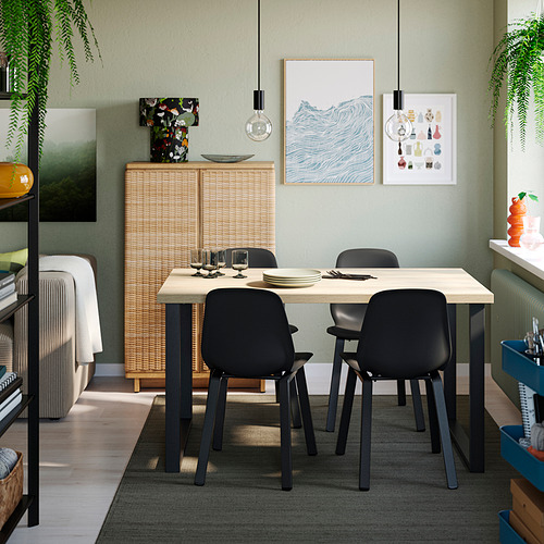 SKÅLSTA, dining table and 4 chairs. 2 of 6 open dialog