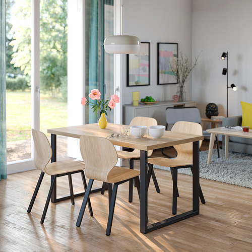 SKÅLSTA, dining table and 4 chairs. 2 of 6 open dialog