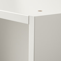 Measurement Illustration - PAX wall-mounted storage frame w rail