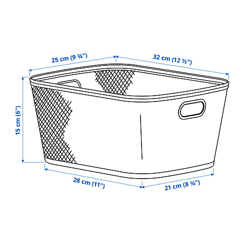 SLÅTTERÄNG, storage basket. 7 of 7 open dialog