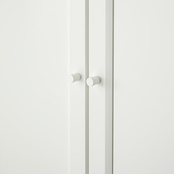 Measurement Illustration - BILLY/OXBERG bookcase with doors