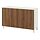 Select colour variation: White / LAPPVIKEN brown walnut effect