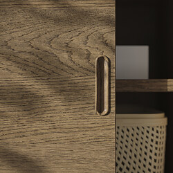 Measurement Illustration - TONSTAD TV storage combo with sliding doors