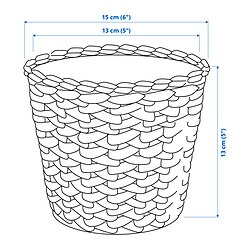 Measurement Illustration - FRIDFULL plant pot