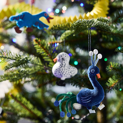 VINTERFINT, tree ornament set of 3. 2 of 2 open dialog