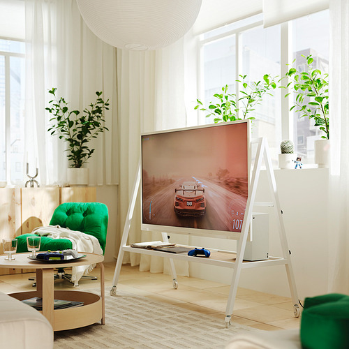 YXSTABY, Gaming tv stand on castors. 2 of 8 open dialog
