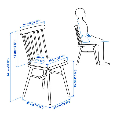 NÄSINGE / HÖGVED, table and 2 chairs. 5 of 5 open dialog