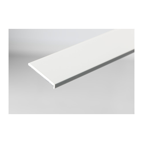 Moldura de gabinete de plástico blanco
